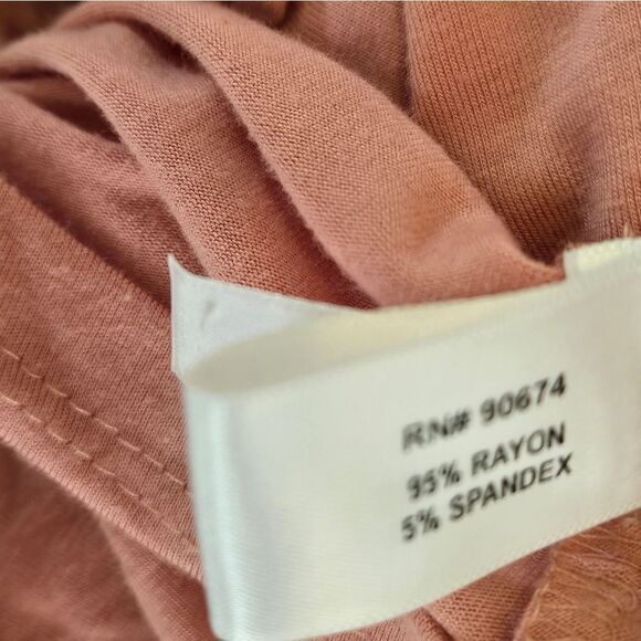 Boston Proper Women's Coral Crochet Bell Sleeve Cold Shoulder Top - Picture 8 of 8